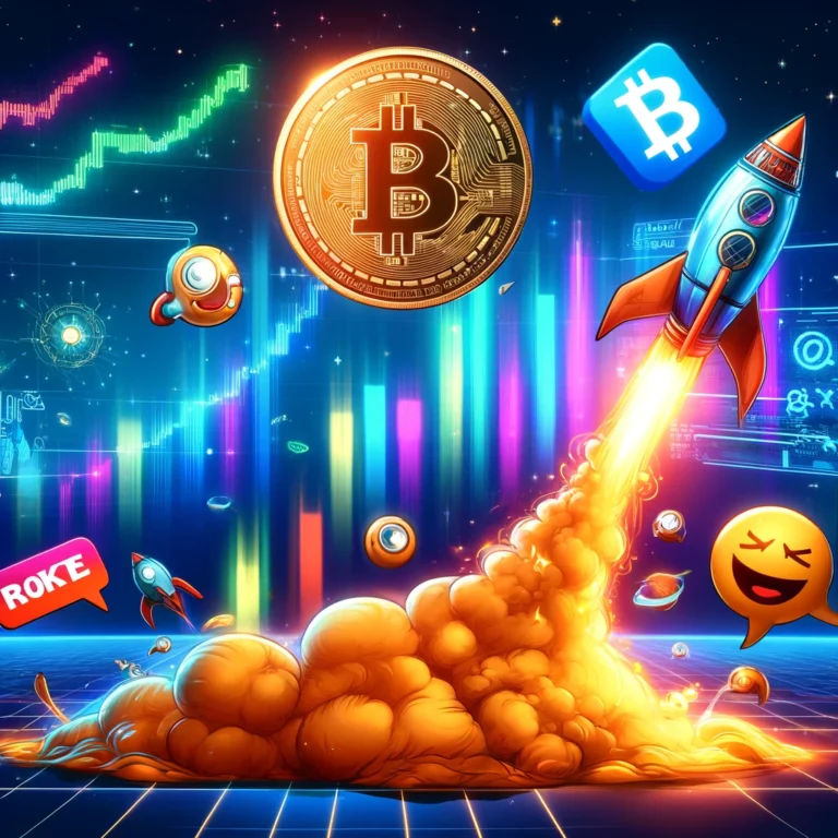 DALL·E 2025-01-14 11.37.59 - A futuristic and dynamic illustration showing Bitcoin reaching a new high of $95,000, with glowing charts and a digital financial setting. In the same